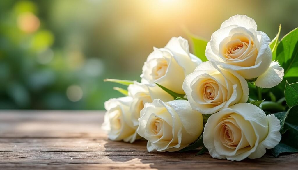 découvrez la signification des roses blanches dans le langage des fleurs et apprenez à exprimer vos sentiments avec élégance et délicatesse.