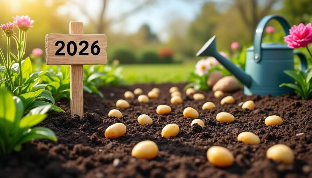découvrez le meilleur moment pour planter vos pommes de terre en 2026 et profitez d'une récolte abondante de pommes de terre nouvelles savoureuses. conseils de jardinage et astuces pratiques pour réussir votre culture.