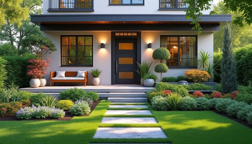 découvrez les conseils d'un paysagiste pour réussir l'aménagement extérieur devant votre maison et créer un jardin accueillant et harmonieux.