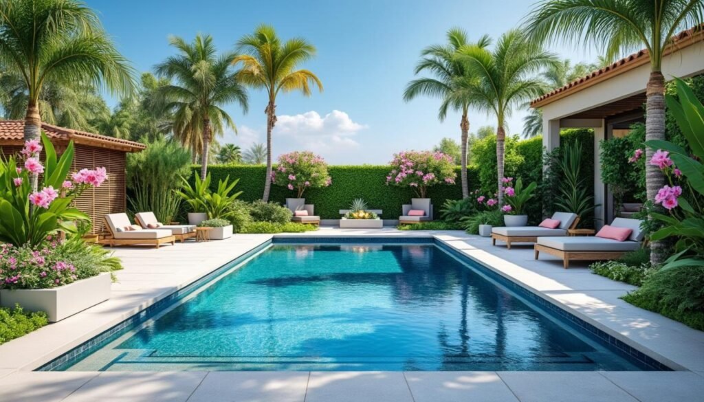 découvrez comment réussir l'aménagement paysager autour de votre piscine grâce à 5 ambiances inspirantes pour un espace extérieur élégant et relaxant.