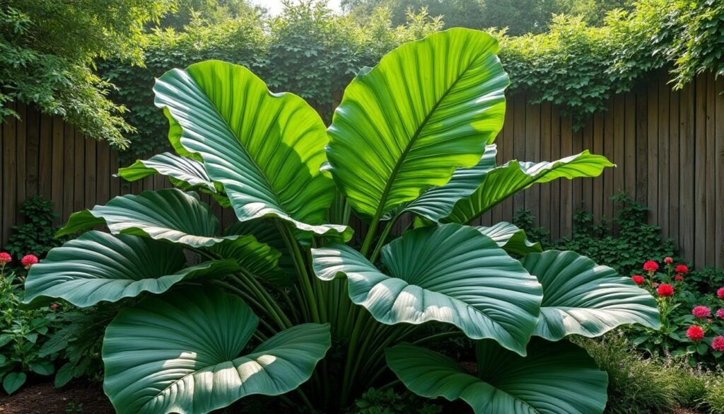 découvrez le gunnera manicata, la spectaculaire rhubarbe géante du brésil, idéale pour sublimer votre jardin avec ses grandes feuilles impressionnantes.