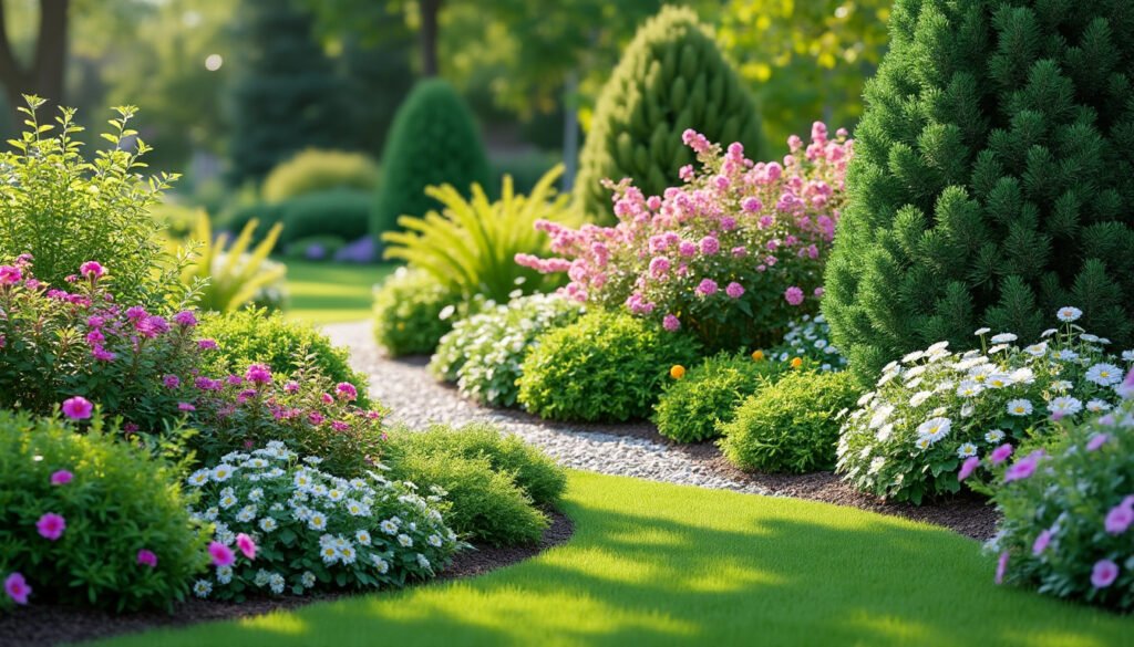 explorez notre sélection d'arbustes persistants et fleuris pour embellir votre jardin toute l'année avec des couleurs et une verdure durable.