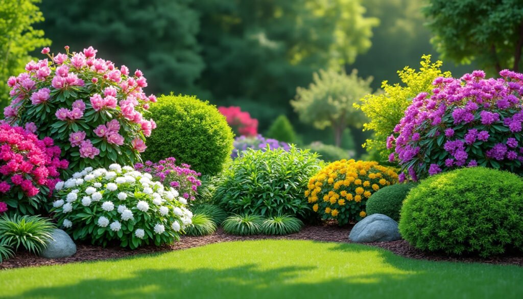 explorez notre sélection d'arbustes fleuris persistants pour embellir votre jardin toute l'année avec des couleurs et une verdure durables.