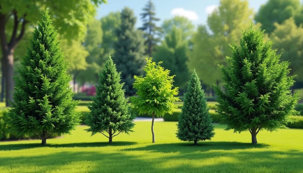 découvrez notre sélection de 5 arbres à feuilles persistantes à croissance rapide, idéals pour verdir votre jardin rapidement et créer un espace naturel toute l'année.