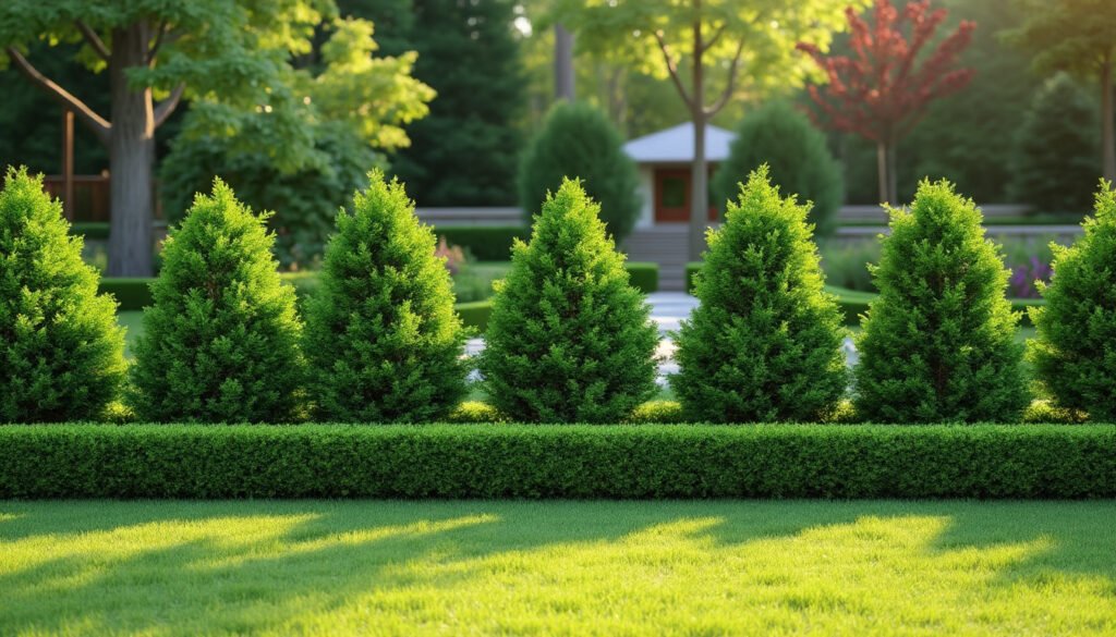 explorez notre sélection de 6 variétés d'arbustes persistants pour haies basses, parfaites pour délimiter votre jardin avec élégance et assurer une verdure durable toute l'année.