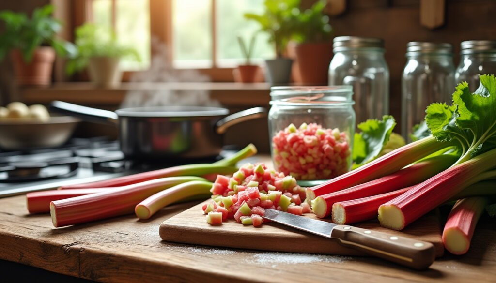 découvrez comment préparer une délicieuse confiture de rhubarbe maison grâce à nos conseils et astuces simples. suivez notre recette facile pour un résultat savoureux et naturel.