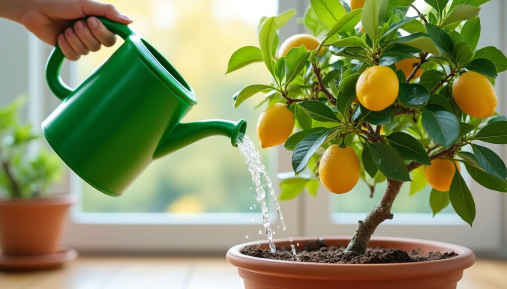 découvrez nos conseils essentiels pour bien arroser et entretenir votre citronnier en pot, afin de garantir une croissance saine et des fruits savoureux.