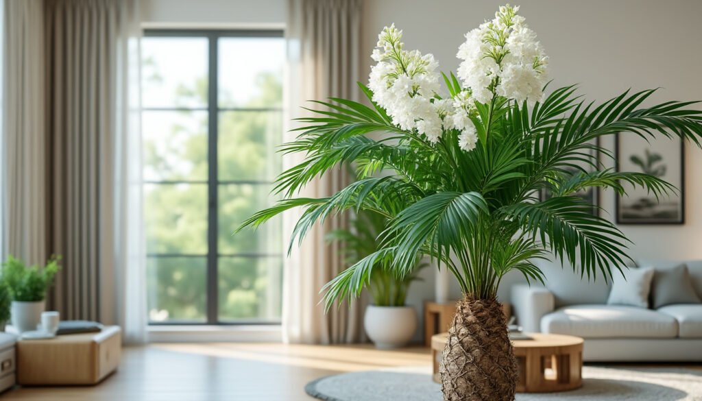 découvrez le beaucarnea nolina recurvata, un arbre bouteille élégant à la floraison blanche exceptionnelle, idéal pour embellir et purifier votre intérieur.