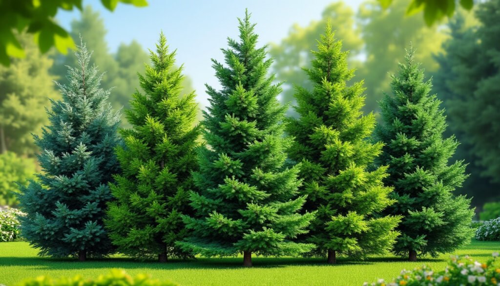 découvrez notre sélection de 5 arbres persistants à croissance rapide pour choisir facilement l'arbre à feuilles persistant idéal qui embellira votre jardin toute l'année.