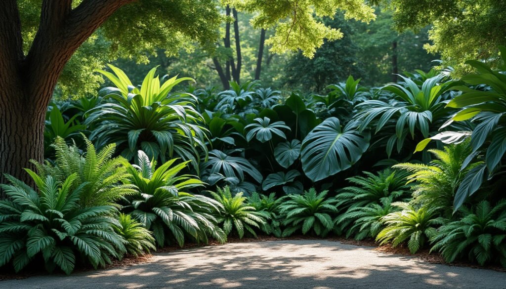 explorez notre sélection de plantes exotiques pour l'extérieur adaptées à l'ombre et créez un jardin luxuriant et verdoyant chez vous.