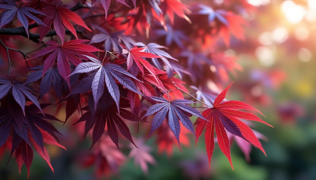 découvrez tout sur l'acer palmatum atropurpureum dissectum, un érable du japon réputé pour son feuillage fin et pourpre, idéal pour apporter élégance et couleur à votre jardin.