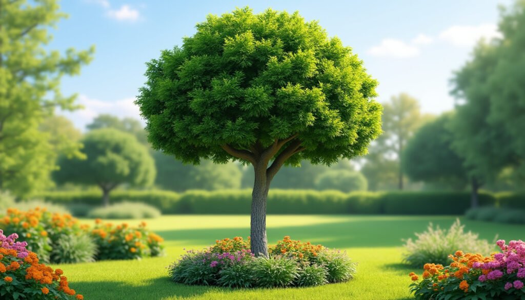 découvrez tout sur le robinia pseudoacacia umbraculifera, un acacia boule à la couronne sphérique parfaite pour embellir votre jardin avec style et ombre.
