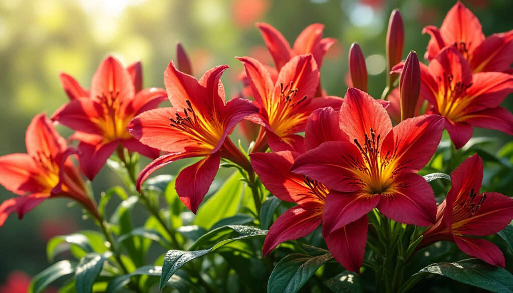explorez 12 variétés magnifiques d'alstroemeria à fleurs rouges pour apporter éclat et couleur à votre jardin tout au long de la saison.
