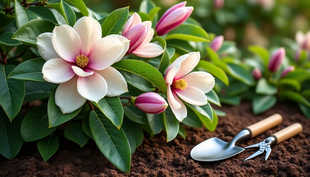 découvrez comment planter, cultiver et entretenir le magnolia à grandes fleurs, un arbuste majestueux qui embellira votre jardin par sa beauté et sa floraison spectaculaire.
