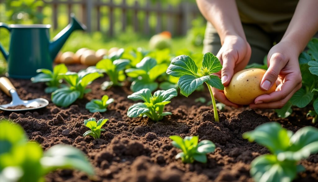 découvrez comment cultiver des plants de pommes de terre dans votre jardin potager grâce à nos conseils complets pour réussir la plantation et l'entretien de ces tubercules.