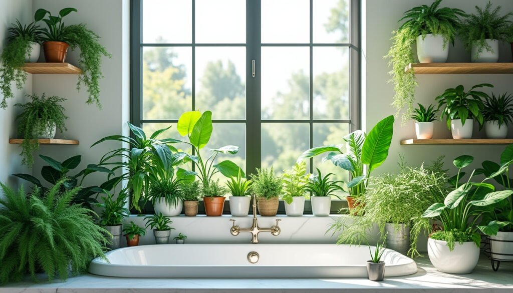 découvrez 11 variétés de plantes idéales pour votre salle de bain et apportez une touche de verdure naturelle à votre intérieur.