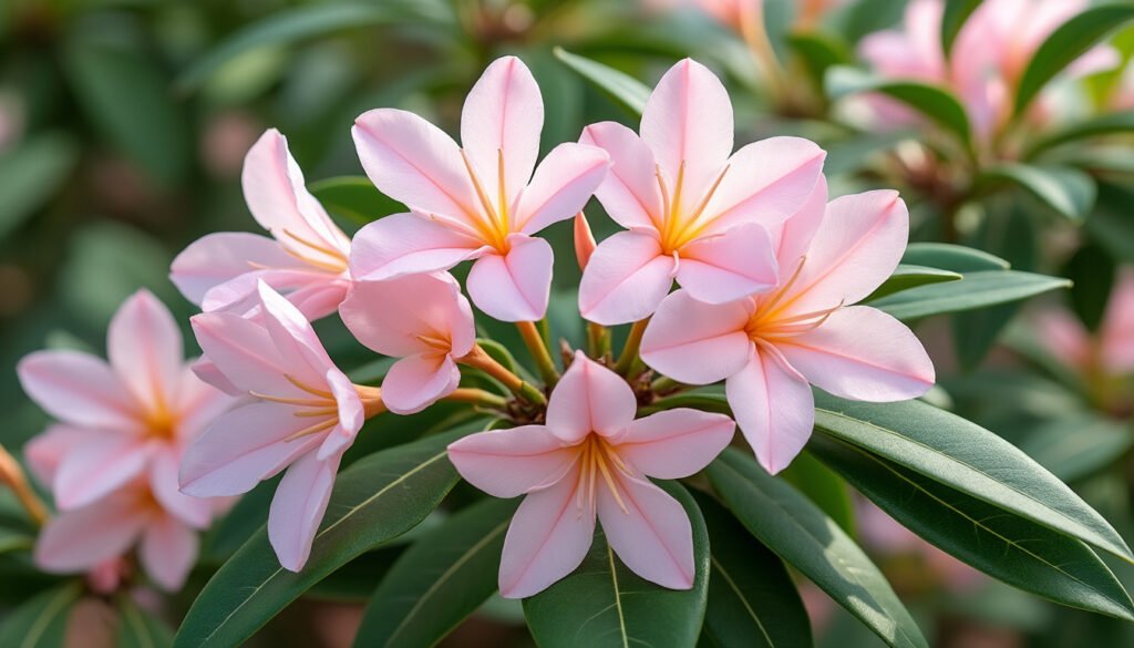 découvrez le laurier rose emilie, un oleander nerium oleander aux magnifiques fleurs simples rose clair, idéal pour embellir votre jardin avec élégance et couleur.
