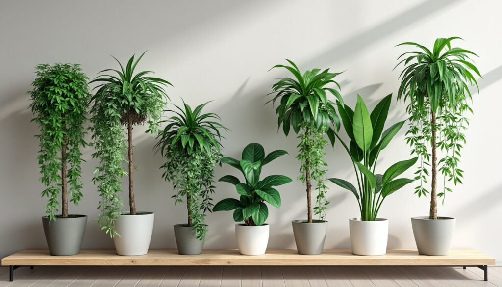 découvrez notre sélection exclusive de 7 variétés de plantes d'intérieur hautes au port retombant et élégant, parfaites pour sublimer votre décoration intérieure avec style et naturel.