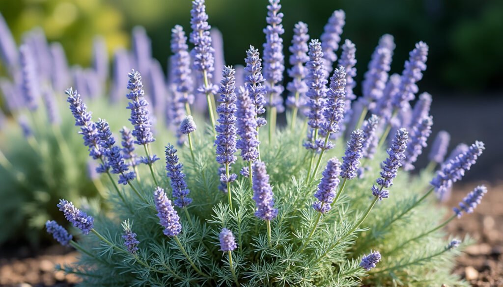 découvrez tout sur le perovskia atriplicifolia little spire, une sauge compacte originaire d'afghanistan, reconnue pour ses magnifiques fleurs bleu lavande et sa culture facile.