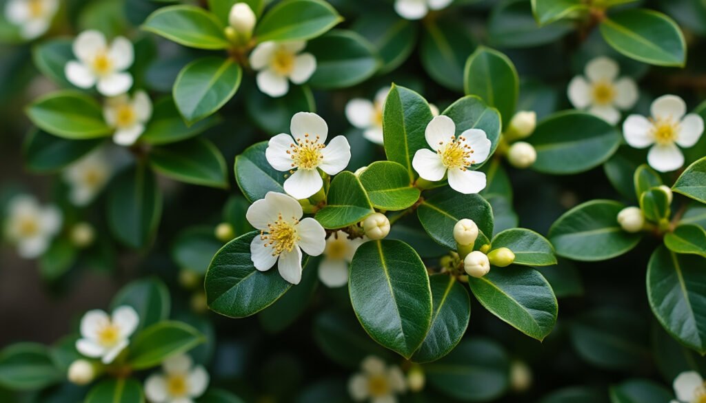 découvrez le pittosporum tobira nanum, un arbuste nain et parfumé originaire du japon, idéal pour apporter une touche de verdure et de senteurs délicates à votre jardin.